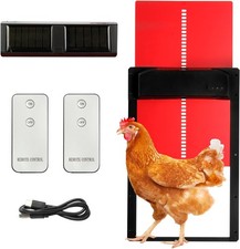 Automatic Chicken Door by COWEHUN - Solar Powered & USB Rechargeable Chicken Coo picture