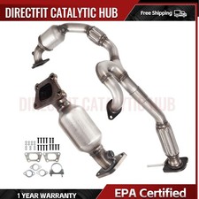 2x Catalytic Converter & Flex Pipe For 2010-2011 Cadillac SRX 3.0L V6 EPA picture