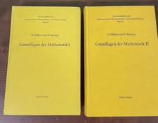 Grundlagen der Mathematik I and ll SET Hilbert, Bernays picture
