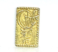 JAPAN 1868-1869 GOLD MEJI  2 BU BAN KIN , KEY DATE #4 picture