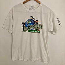 Gildan Earth Day 2008 Shirt Adult L Animals Lion Frog Nature Art Outdoors Tee picture