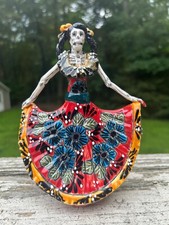 Bailarina Dancer Catrina Mini Talavera Statue 7