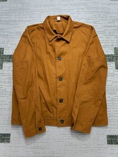Cos Shirt Womens Large Brown Cotton Button Up  picture