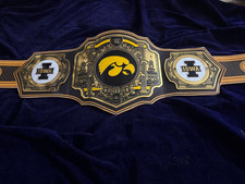 New Iowa Hawkeyes Wrestling Championship Legacy Title Belt Adult Size picture