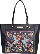 🦋🍁💐FALL SALE NWT Nicole Lee Bosque de Amor Embellished Shopper Tote💐🍁🦋 picture