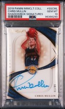 2019-20 Panini Immaculate Chris Mullin #SS-CML Shadowbox Signatures Auto PSA 10 picture