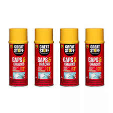 4 Cans Dow Great Stuff Gaps & Cracks Expanding Foam Sealant Insulation 12oz picture