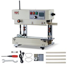 VEVOR Continuous Sealing Machine Vertical Band Sealer 0.24-0.47 in Seal Width picture