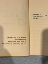 The Illustrated Man Ray Bradbury 1951 HC No DJ First Edition picture