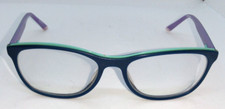 Humphrey’s Eyeglass Frames 583051 70/BLU Black/Purple/Teal Blue 53-17-135 picture