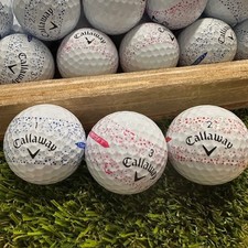 50 Callaway Supersoft Splatter 360 Used Golf Balls Color Mix 5A Mint Grade AAAAA picture