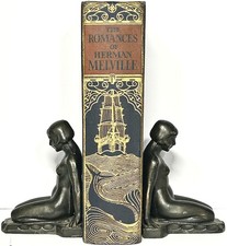 1931 MOBY DICK whaling FIRST EDITION maritime TYPEE Ocean Voyages ship MELVILLE picture
