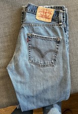 Vintage 90s Levi's 501’s Womens 28x28 medium dark wash Jeans Button Fly picture