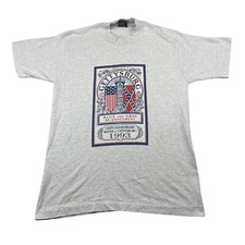 VTG 1993 Gettysburg Re-Enactment Single Stitch S/S T-Shirt Gray • USA • Medium picture