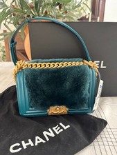 ✨ CHANEL BOY SMALL ORYLAG FUR & CALFSKIN FLAP BAG ✨ picture