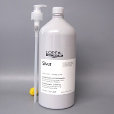 W PUMP L'Oreal Professional Serie Expert Silver Shampoo 50.7oz /1500ml picture