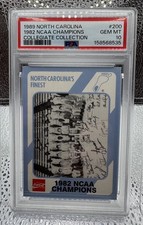 1989 Collegiate Collection - UNC NCAA Champions - Michael Jordan #200 PSA 10 picture