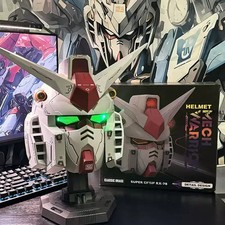 Mobile Suit RX-78-2 Helmet Wearable LED Light Up Full Helmet Cosplay Display picture