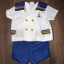 Vintage 3-6 Months Sailor Halloween Costume picture
