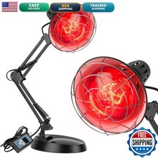 Hoakya 150W Infrared Red Light Therapy Lamp Timer Adjustable Base picture
