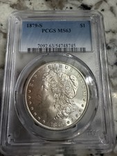 1879 S  MS 63 Morgan Silver Dollar picture