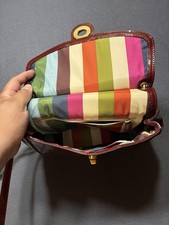 Coach Willis Top Handle Crimson Red Patent Leather Crossbody Handbag 21244 picture