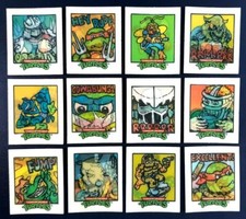 Vtg 1991 TMNT Movie Lenticular Flicker Card Lot 100% Complete 2 Sets For $12 picture