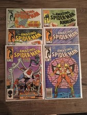 🌟Vintage Bronze Age Amazing Spider-Man Lot: w/Keys Marvel Comics (1984-1985) 🌟 picture