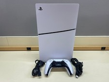 Sony PlayStation 5 Slim Disc PS5 1TB White Console Gaming System CFI-2015 Used picture