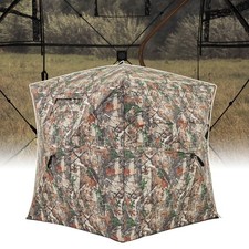 360° One-Way See-Through Hunting Blind with Full-Open Door Portable Carry Bag picture