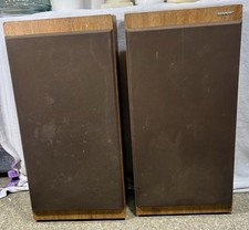 Vintage Sharp Floor Speakers Pair CP-6600 Tested Working picture
