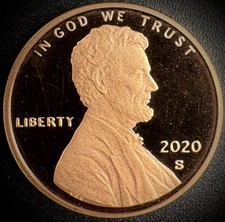 2020-S Lincoln Shield Cent Penny GEM PROOF DEEP ULTRA CAMEO Coin picture