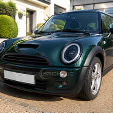 Pair Animation DRL LED Headlights For 2002–2008 Mini Coopers R50 R52 R53 picture