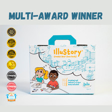 Lulu Jr. Illustory Write Illustrate Publish Your Own Hardcover Book Kit Ages 6+ picture