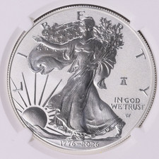 1776-2026 W  Uncirculated American Silver Eagle 250th Liberty Bell Privy picture