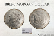 1882-S Morgan Silver Dollar NGC MS63 picture