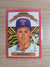 1989 Leaf Donruss King of Kings #665 Nolan Ryan Autograph Auth Nolan Ryan Found. picture