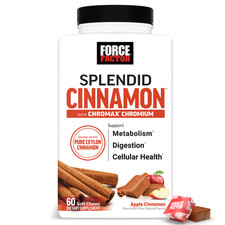 Force Factor Splendid Cinnamon Ceylon Chromium Metabolism Antioxidant 60 Chews picture