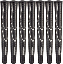 JumboMax Tour Series Swing Golf Grips Black & Silver Choose Size Quantity picture