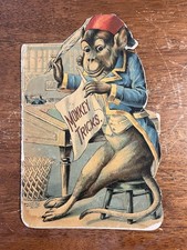 Antique 1894 Children’s Book Monkey Tricks McLoughlin Brothers picture