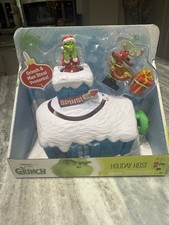 The Grinch Max Dog Santa Christmas Holiday Heist Playset Toy Chimney Rare NIB picture