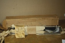 Vintage NOS Mopar 1628345 4 Dr Sedan Stainless Vent Shades 26-27 Plymouth picture