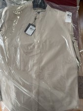 John Varvatos Men’s Beige Solid Jacket Regular Size 48 MPN L1562F24-A974B picture