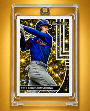 Pete Crow-Armstrong ROOKIE GOLD REFRACTOR 2024 Topps White Border Insert CUBS RC picture