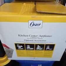 Vintage Oster Kitchen Center 2726 White Open Box New Old Stock With Attachments picture