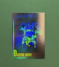 DR DOOM 1991 Impel Marvel Hologram Card, Doctor, #H-4 Victor Von Doom picture