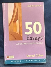 50 Essays: A Portable Anthology (The - Paperback, by Cohen Samuel picture