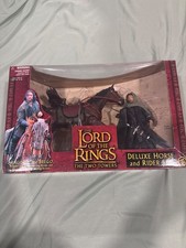 Toy Biz Lord of the Rings Two Towers Deluxe Horse and Rider Aragorn Brego MISB picture