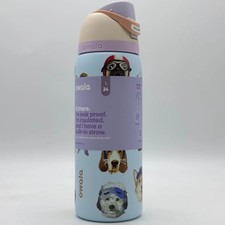 Owala 32 Oz Freesip Water bottle Dog Collage Dogwala UO Exclusive Brand New picture