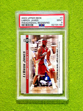 PSA 9 LeBron James ROOKIE CARD Carmelo Anthony 2003-04 Upper Deck RC CAVS LAKERS picture